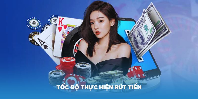 Tốc độ thực hiện rút tiền tại hệ thống diễn ra nhanh chóng